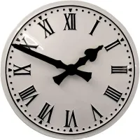 Harrogate Outdoor Clock Service white dial