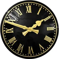 Harrogate Outdoor Clock Service dark dial